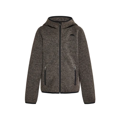 Abbildung von Schmuddelwedda Strickfleecebluse 98 / Grau Melange 100% recyceltes Polyester