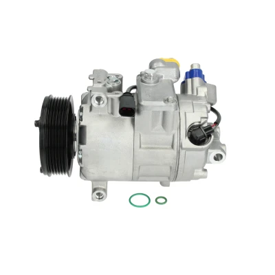 Abbildung von BOSCH 1 986 AD1 338 Kompressor 12V PAG 46 R134a mit Montageanleitung, Dichtring AUDI: Q7, A8 D3