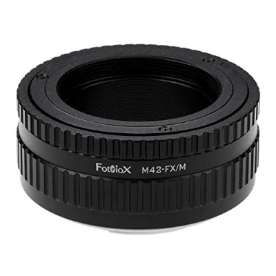Abbildung von Fotodiox Macro Lens Mount Adapter Compatible with M42 Type 2 and Select 1 Lenses on Fujifilm X Cameras