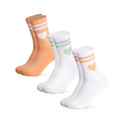 Abbildung von Occulto 3 PACK Tennis Socken, Damen, Größe: 35 38, Weiß gold