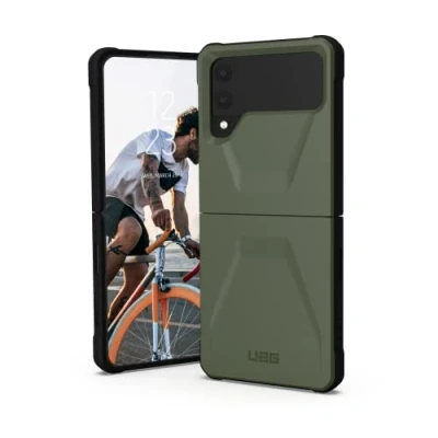 Abbildung von Samsung Galaxy Z Flip 4 Hülle Kunststoff UAG Hard Case/Backcover Handyhülle Grün Shockproof/Stoßfest