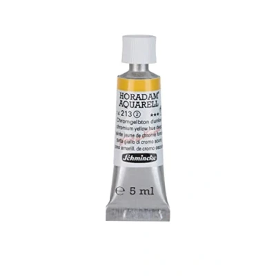 Abbildung von Schmincke HORADAM® AQUARELL feinste Künstler Aquarellfarben, Chromgelbton dunkel 5 ml