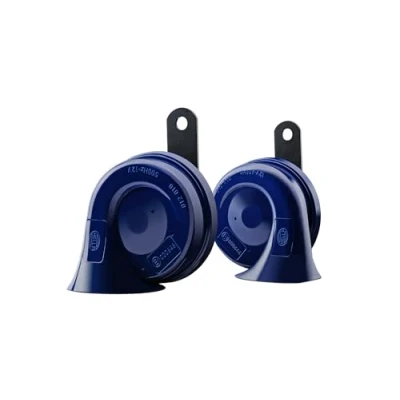 Abbildung von HELLA 012010801 Hupenhorn Set, 12 V 400/500 Hz (Universelle Passform), Blau