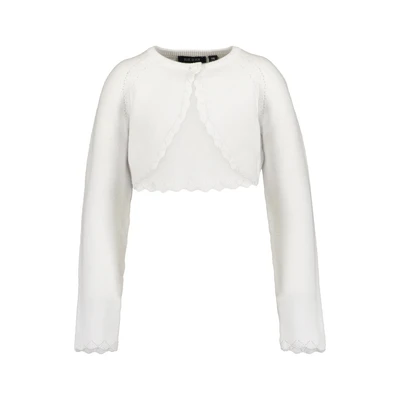 Abbildung von Blue Seven Bolero Strickjacke für Kinder, Größe: 92, Weiss
