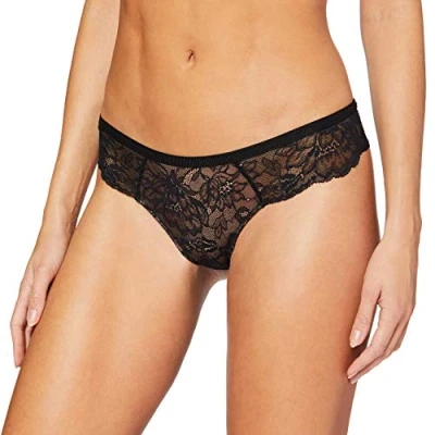 Abbildung von Triumph Damen Amourette Charm Hipster String01 String brief, SCHWARZ, 44