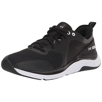 Abbildung von Under Armour HOVR Omnia Trainingsschuh, Damen, Größe: 42.5, Black/white Schuhe