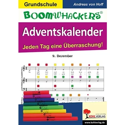 Abbildung von Boomwhackers Adventskalender: Jeden Tag eine musikalische Überraschung