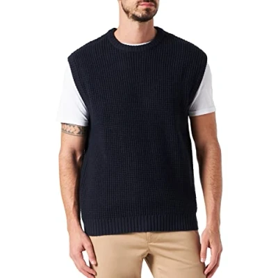 Abbildung von Jack &amp; Jones Jjenick VEST Strickpullover, Herren, Größe: Small, Sky captain