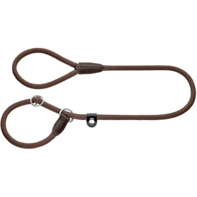 Abbildung von HUNTER Freestyle Retriever Leine, Mit integrierter Halsung, Witterungsbeständig, Braun, 0,8 x 170 cm