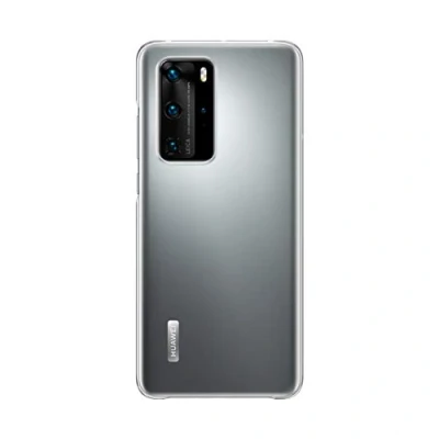 Abbildung von Huawei P40 Pro Hülle Silikon Soft Case/Backcover Handyhülle Transparent