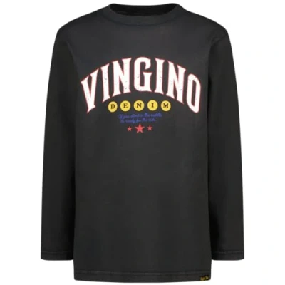 Abbildung von Vingino Jacey Langarmshirt für Kinder, Größe: 116, Deep black