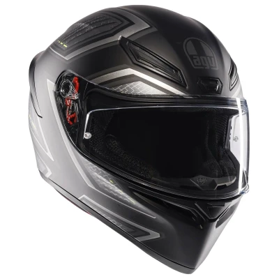 Abbildung von AGV K1 S Helm Sling matt schwarz grau Größe XL
