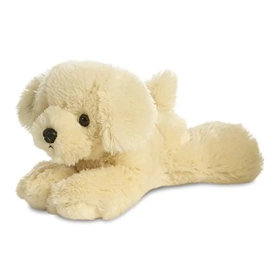 Abbildung von Aurora, 31252, Mini Flopsies Bailie Golden Retriever, 20,3 cm, weiches Spielzeug, cremefarben, cm
