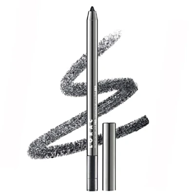 Abbildung von LORAC, Front Of The Line PRO Eye Pencil, Anthrazit Kajalstift, hochpigmentiert, geschmeidig, Matt und Metallic, mit Spitzer, Kajalstift für professionelles Make up, cruelty free, Farbe