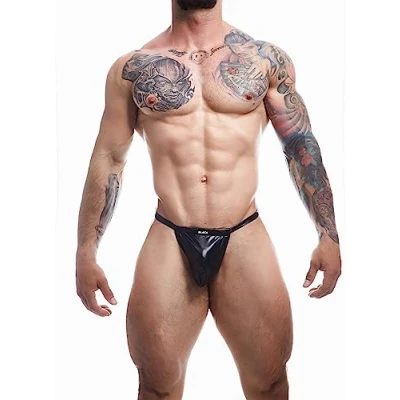 Abbildung von Bl4Ck By Cut4Men Ergonomische Boost String, Schwarz, XL