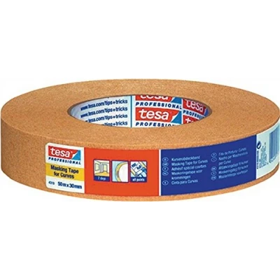 Abbildung von 8 x Tesa Maler Kreppband tesakrepp 4319 38mmx50m Papier stark gekreppt