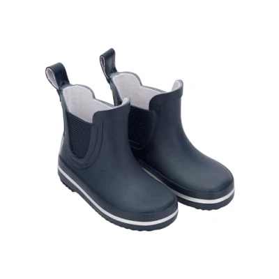 Abbildung von Mikk line Kurze Gummistiefel Kinder 27 Blue Nights Barfuß Wasserdicht Regenstiefel Kurz