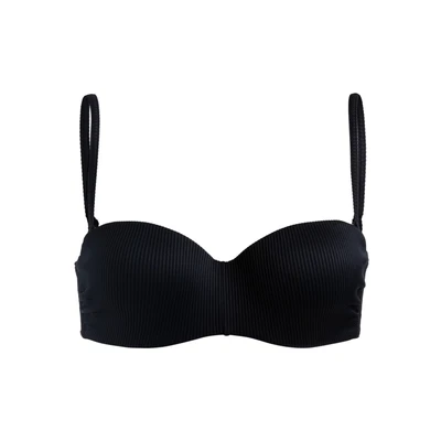 Abbildung von Roxy LOVE THE VIBE Bikinitop, Damen, Größe: XS, Anthracite