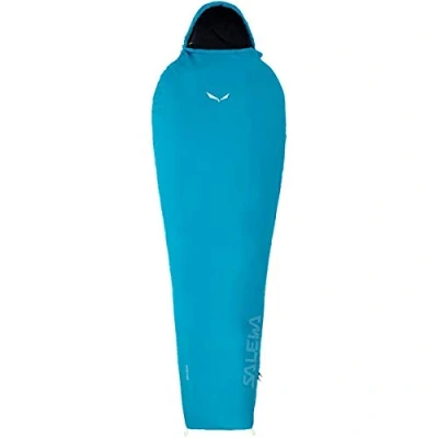 Abbildung von Salewa Unisex Erwachsene Micro II 800 Powerloft Sleeping Bag Schlafsack, Blue Danube, Right