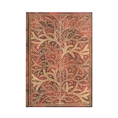 Abbildung von Paperblanks 13 Monatskalender 2025, Wildwood, Midi, Horizontal, Elastikband Verschluss