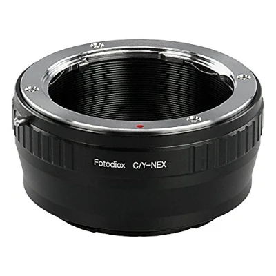 Abbildung von Fotodiox Lens Mount Adapter Compatible with Contax/Yashica (CY) Lenses on Sony E Cameras