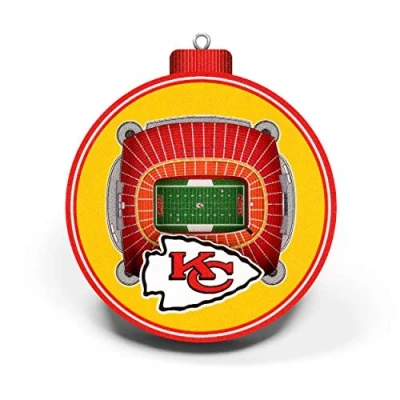 Abbildung von YouTheFan NFL Kansas City Chiefs 3D StadionView Ornament Pfeilspitzenstadion