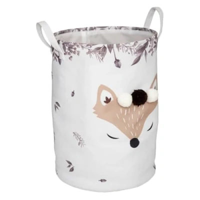 Abbildung von Atmosphera Spielzeugkasten Renard Stoff H. 50 cm Mehrfarbig