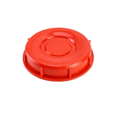 Abbildung von QWORK® IBC Tankdeckel, Wassertank Deckel Cap, Tank Zubehör Kunststoff Rot 163mm (# B)