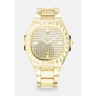 Abbildung von Guess Rebel Uhr Champagne sunray/goldcoloured, Herren, Größe: One Size, sunray/gold coloured