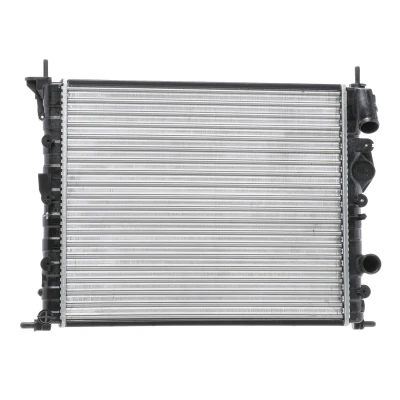 Abbildung von MAXGEAR AC230152 Kühler, Motorkühlung Aluminium 378 430 23 Kühlrippen mechanisch gefügt RENAULT: Kangoo I, CLIO 2, I Rapid