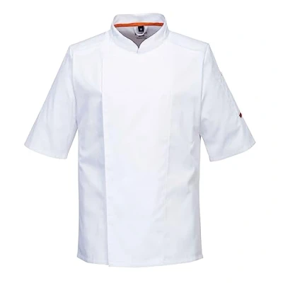 Abbildung von Portwest MeshAir Pro Jacke, kurzarm, Größe: L, Farbe: Weiß, C738WHRL