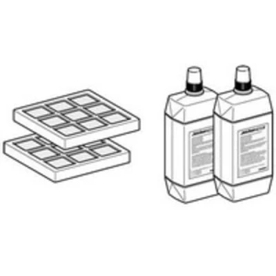 Abbildung von Geberit Aktivkohlefilter und Aufsatzreiniger, Set für Toiletten, Bidets, AquaClean (2 Stück), 240.626.00.1