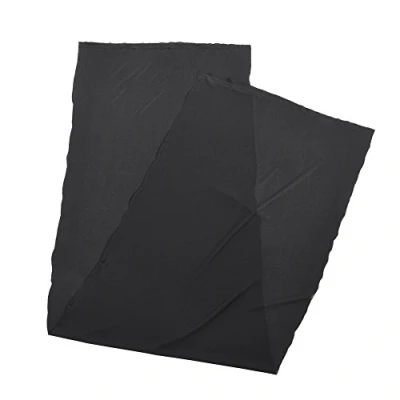 Abbildung von ciciglow Lautsprechergrilltuch, 7mx0,5m Lautsprechergewebe Grilltuch Stereo Gille Stoff Lautsprechermaschentuch Staubdichte Schutzhülle für Lautsprecher, KTV Boxen(Schwarz)