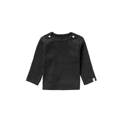 Abbildung von Noppies Natal Langarmshirt für Kinder, Größe: 56, Dark grey melange