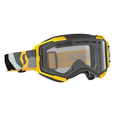 Abbildung von Scott Fury Enduro MX Goggle Cross/MTB Brille grau/gelb/klar