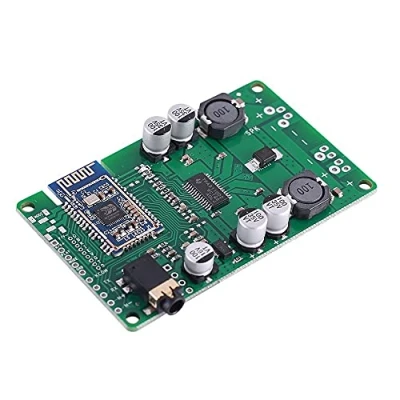 Abbildung von DONGKER Mono Amplifier Board, DC 8V 26V BK3266 Bluetooth 5.0 Verstärkerplatine, 20W/30W Bluetooth/MIC/Aux Audio Input Support Unterstützung Änderung Name und Kennwortanruf