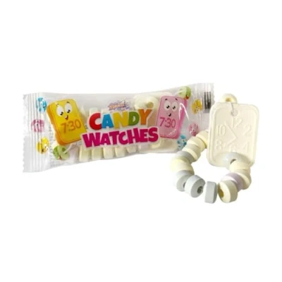 Abbildung von Candy Watches 10 Stück à 13,5g Süße Uhren am Handgelenk mit Fruchtgeschmack Nostalgie Süßigkeiten für Kindergeburtstage, Partys oder Retro Fans