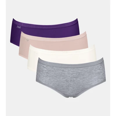 Abbildung von Sloggi Basic 4 PACK Slip, Damen, Größe: 50, Multiple colours