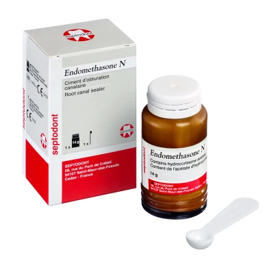 Abbildung von Endomethasone Pulver 14 g Pulver, Messlöffel