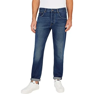 Abbildung von Pepe Jeans Callen Straight Leg, Herren, Größe: 31x32, Denim