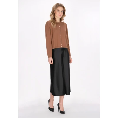 Abbildung von Strickjacke DREIMASTER M/L / Beige 50% Viskose 28% Polyester 22% Polyamid