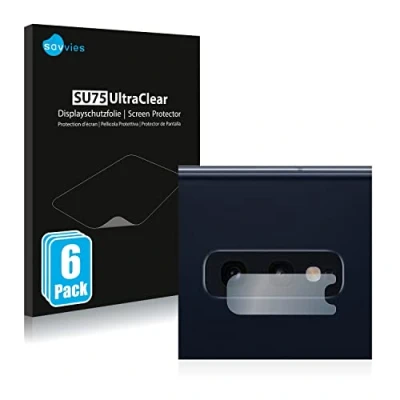 Abbildung von Savvies 6 Stück Schutzfolie für Samsung Galaxy S10e (NUR Kameraschutz) Displayschutz Folie Ultra Transparent