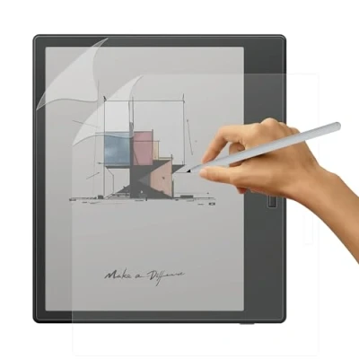 Abbildung von [2 Stück] Like Matte Papier Folie für BOOX Go Color 7&quot; 2024, [Blendfreiem] PET Gefühl Displayschutzfolie zum Zeichnen, Schreiben, Skizzieren