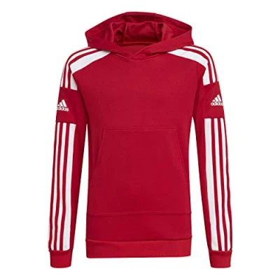Abbildung von adidas Performance Squadra 21 Kapuzenpullover für Kinder, Größe: 128, Rotweiss