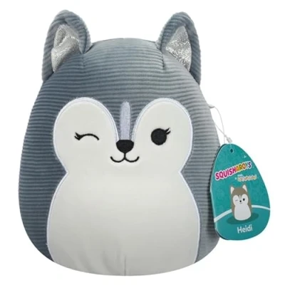 Abbildung von Squishmallows Squisharoys Heidi der Husky 19 cm, offizielles Jazwares Plüsch, superweiches Kuscheltier Seltenes Modell 2024