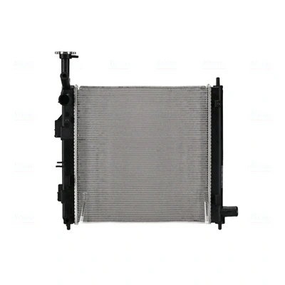 Abbildung von NISSENS 607198 Kühler, Motorkühlung Aluminium 410mm 425mm 12mm ohne Dichtung mit Kappe, Ausgleichsbehälter Kühlrippen gelötet