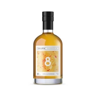 Abbildung von Bio Schnaps Bornholmer Chili &amp; Honig aus Dänemark. 0,5l, Geschenkbox. Alk. 40% Vol.
