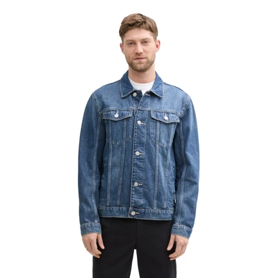 Abbildung von TOM TAILOR Jeansjacke mit Reverskragen