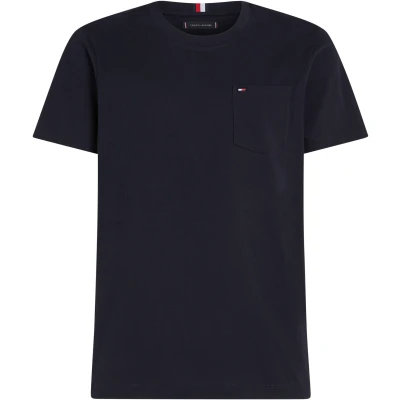 Abbildung von Tommy Hilfiger Pocket TEE Tshirt basic, Herren, Größe: 5XL, Desert sky