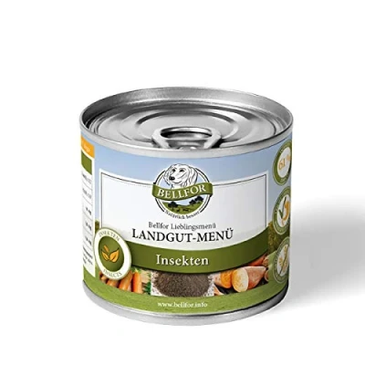 Abbildung von Bellfor Hundefutter Nass mit Insekten Landgut Menü 200 g